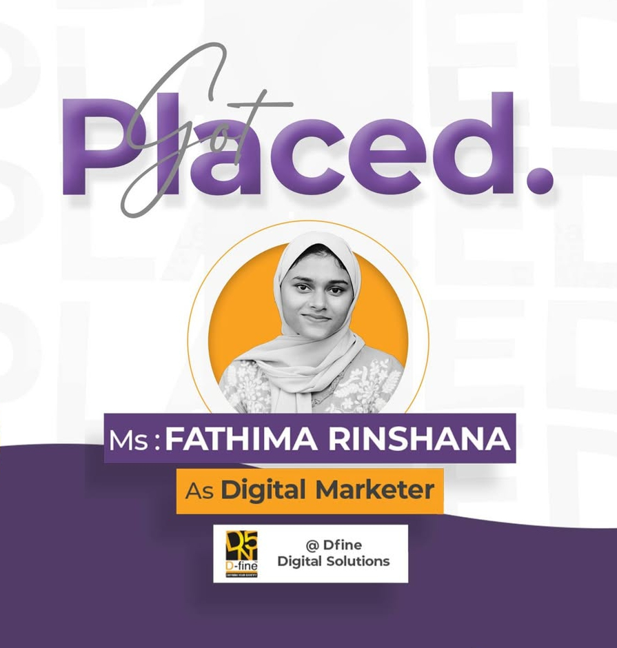 Fathima Rinshana placement
