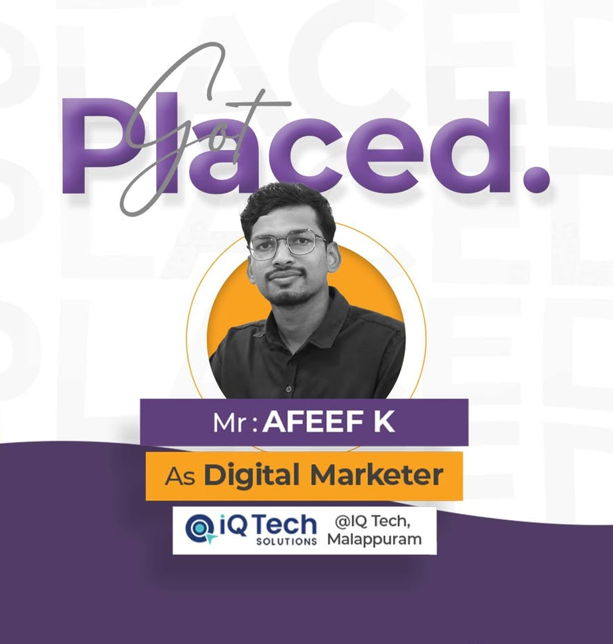 Mr: Afeef K placement