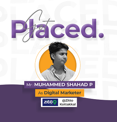 Muhammed Shahad P  placement