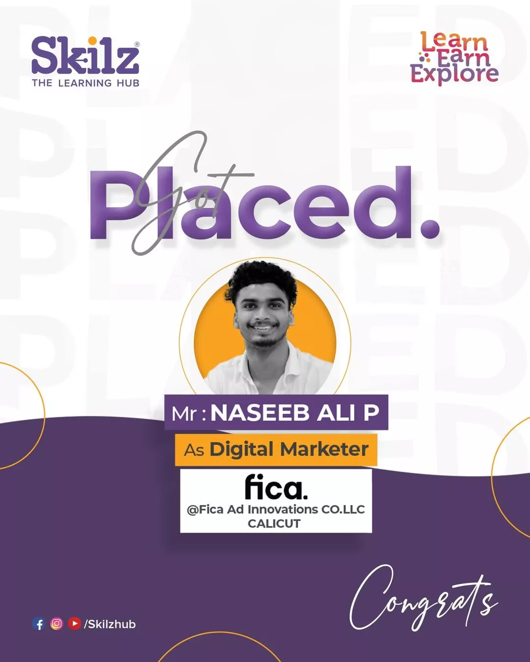 Naseeb Ali P placement