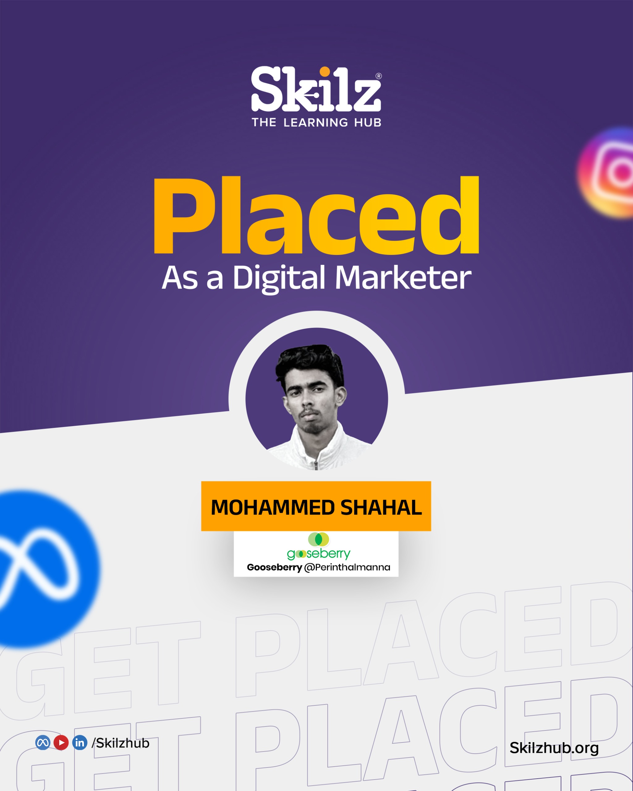 Muhammed Shahal placement
