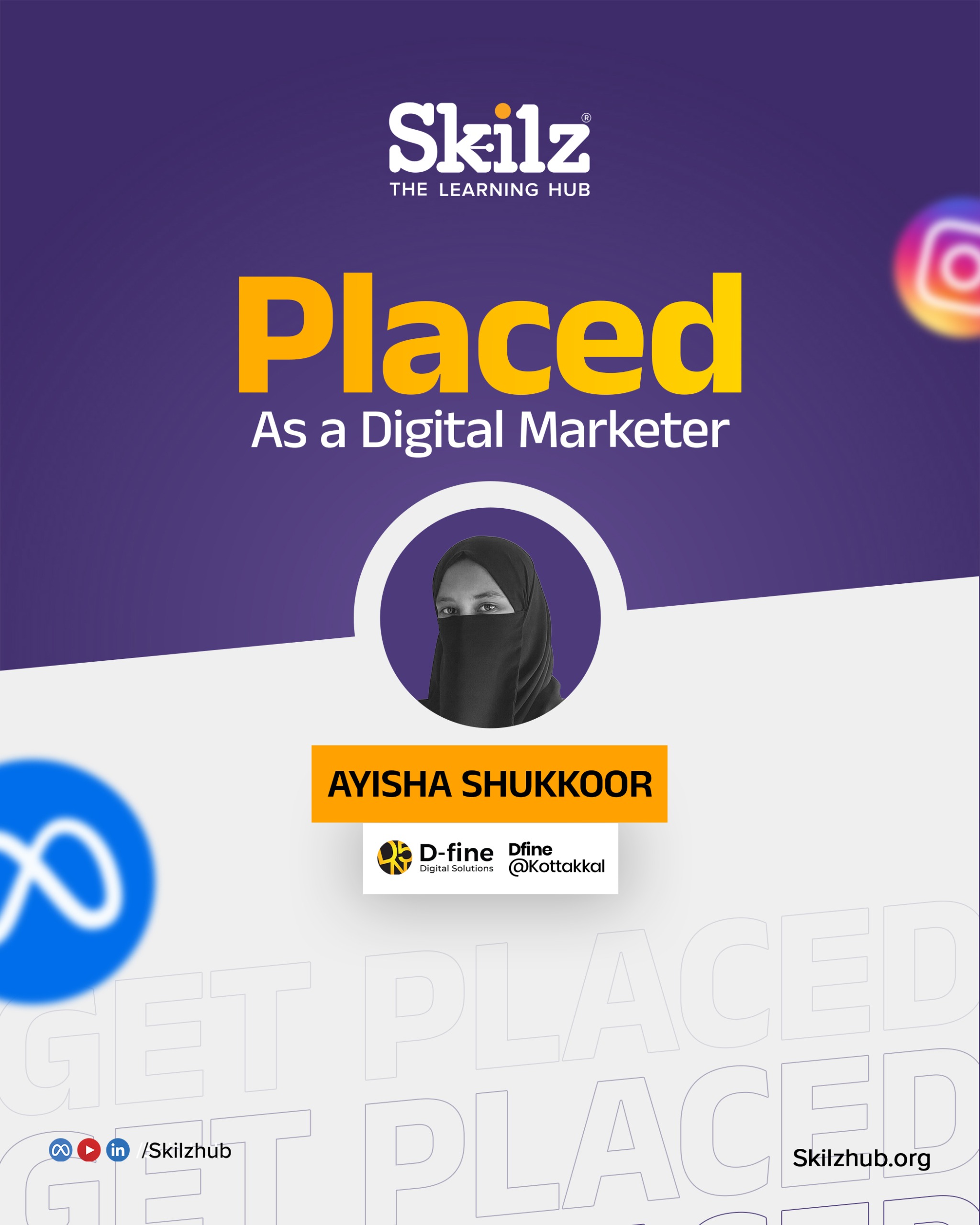 Ayisha Shukkoor placement