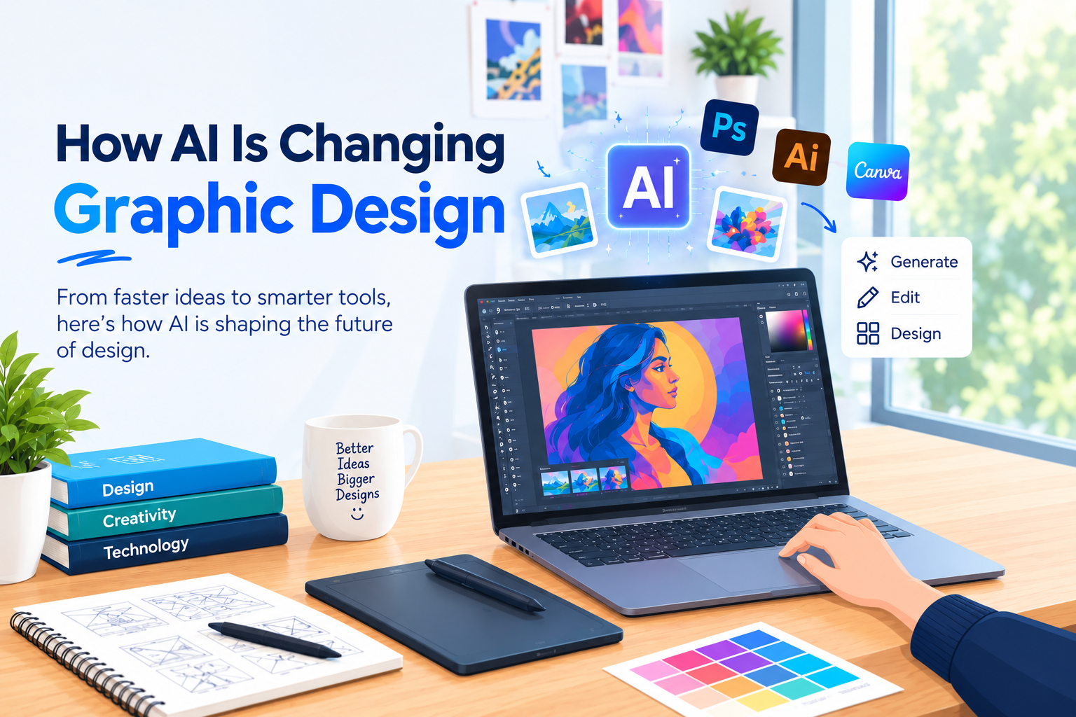 Ai Graphic Design Workspace